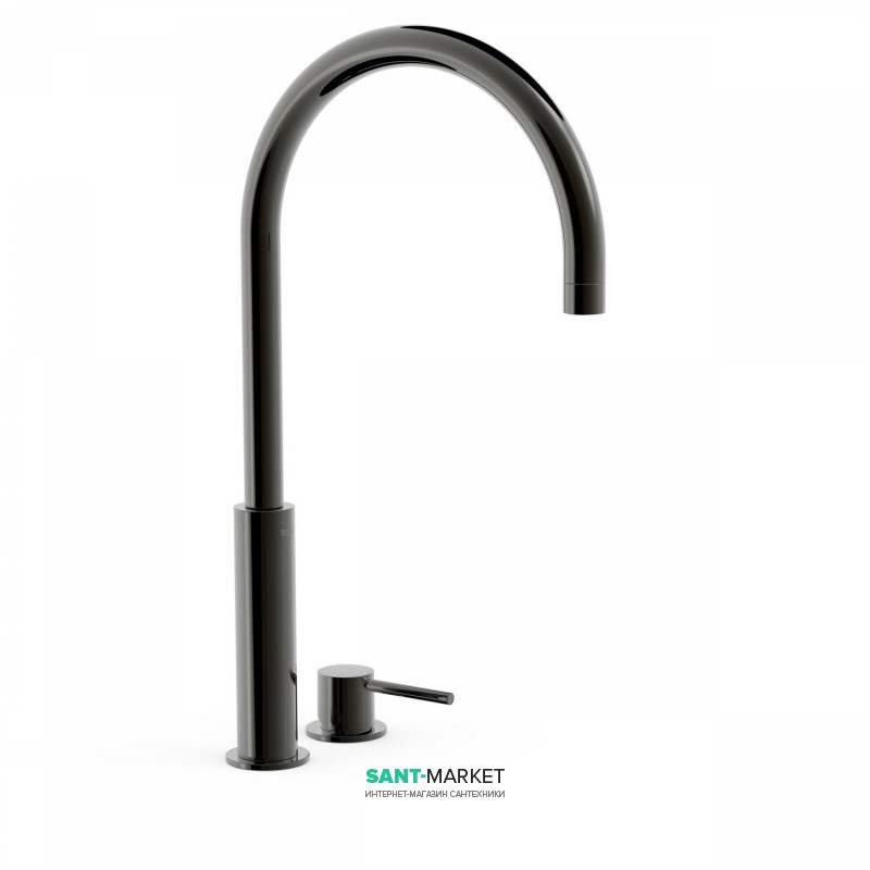 Смеситель для раковины Tres Study colors однорычажный  черный металл 26110502KM