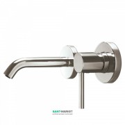 Смеситель для раковины Tres Study colors однорычажный настенный сталь 26220080AC