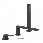 Смеситель на борт ванны Tres Project colors однорычажный черный матовый 21116101NM