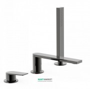 Смеситель на борт ванны Tres Project colors однорычажный черный металл 21116101KM