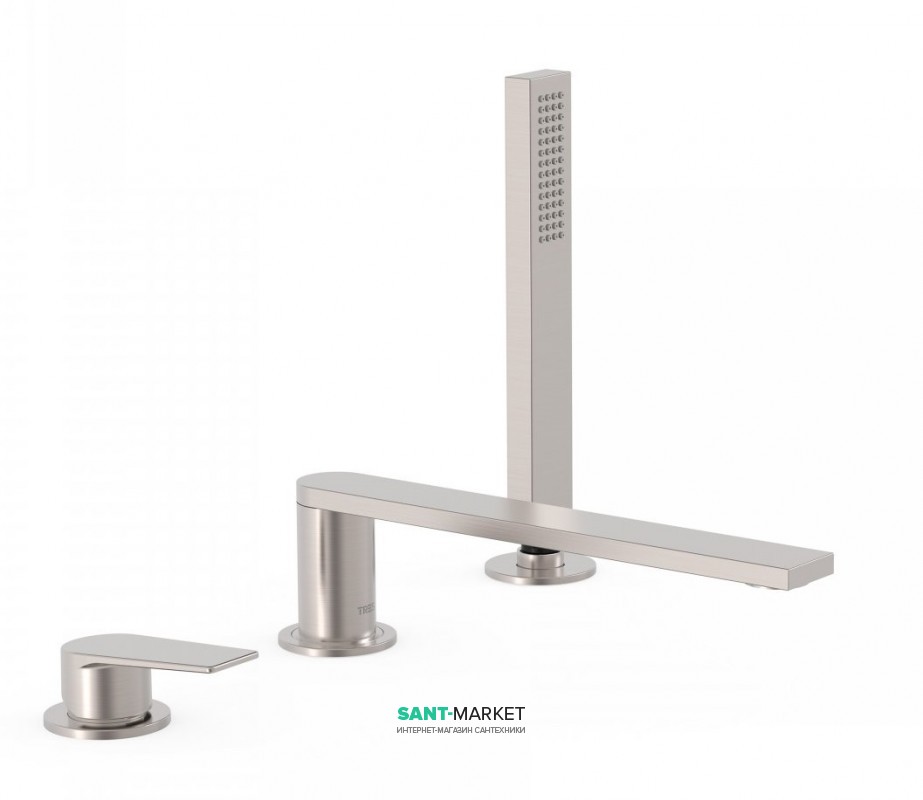 Смеситель на борт ванны Tres Project colors однорычажный излив 230 мм сталь 21116103AC