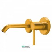 Змішувач для раковини Tres Study colors настінний янтарно-жовтий 26220080TAM