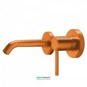Смеситель для раковины Tres Study colors настенный оранжевый 26220080TNA