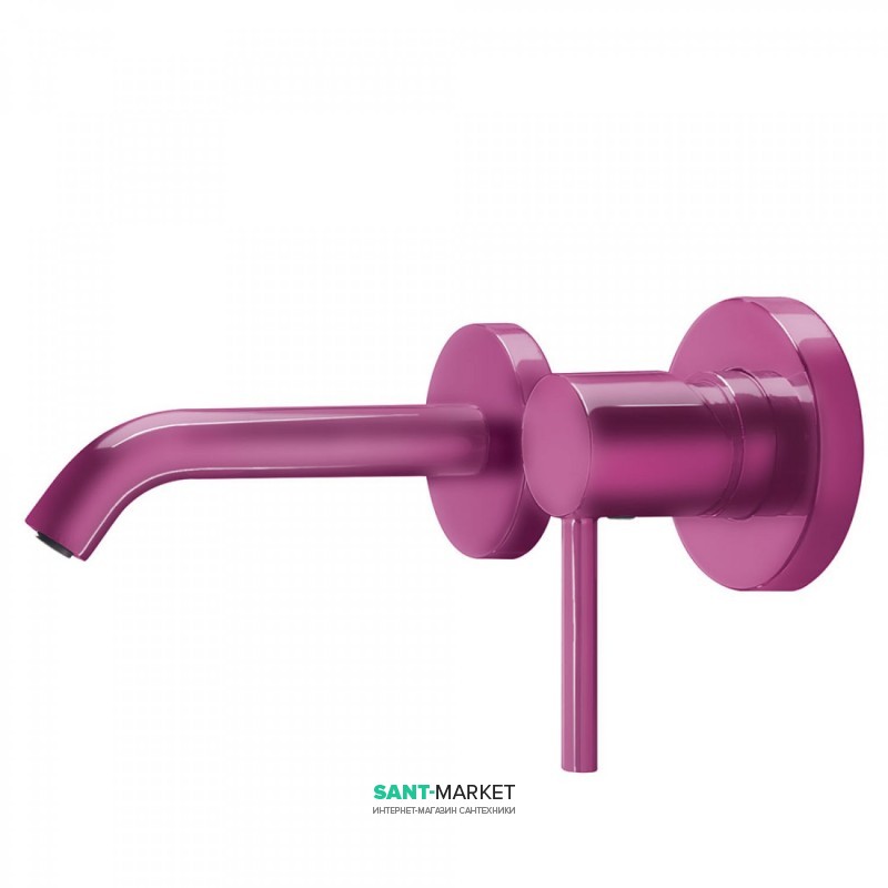 Смеситель для раковины Tres Study colors настенный фиолетовый 26220080TVI