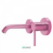 Змішувач для раковини Tres Study colors одноважільний настінний фуксія 26220080TFU