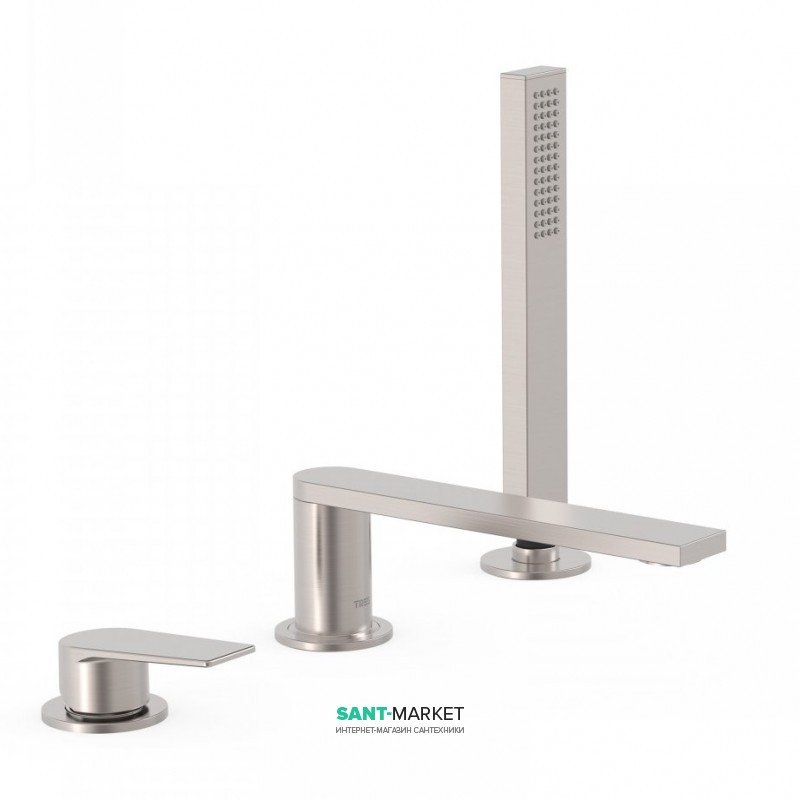 Змішувач на борт ванни Tres Project colors одноважільний сталь 21116101AC