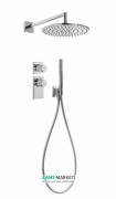 Душова система Tres Block System з термостатом і верхнім душем хром 20635201