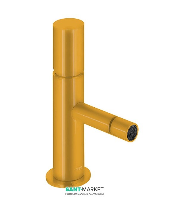 Змішувач для біде Tres Study colors одноважільний янтарно-жовтий 06112001TAM