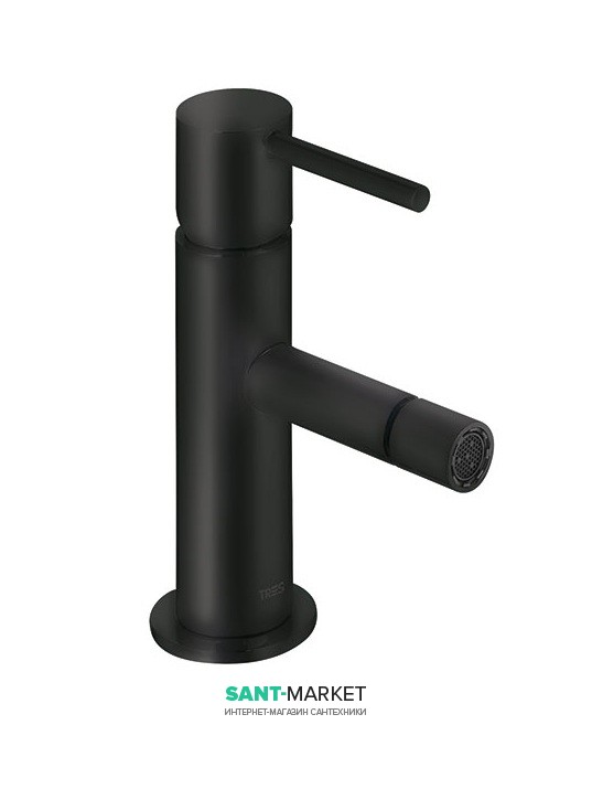 Смеситель для биде Tres Study colors однорычажный черный матовый 06212001NM