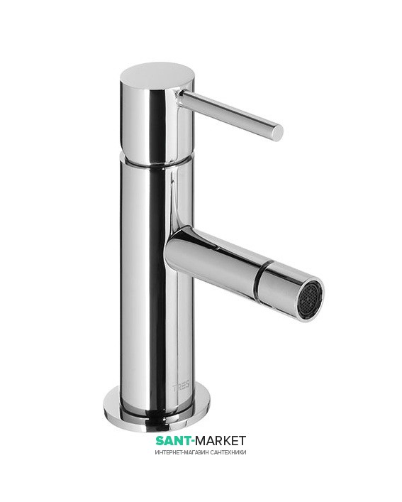 Смеситель для биде Tres Study-Tres однорычажный с донным клапаном хром 26212001D