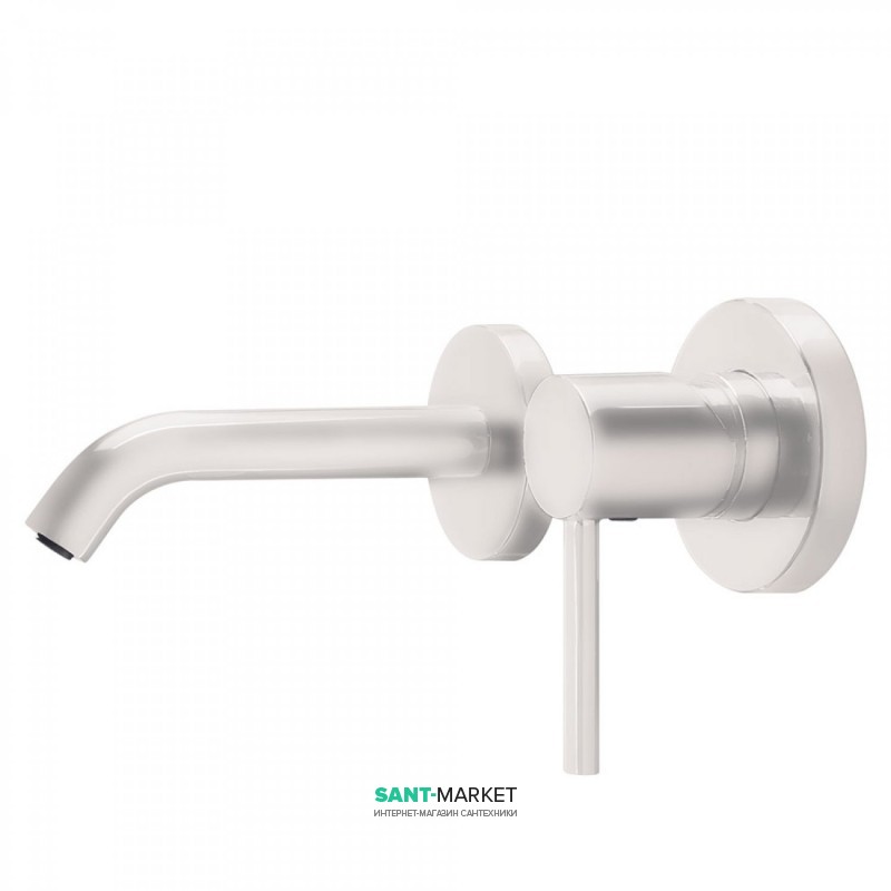 Смеситель для раковины Tres Study colors однорычажный настенный белый 26220080TBL