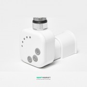 Тен для сушки для рушників електричний HeatQ HEC 300 Вт прихованого монтажу білий H300.W.HID