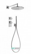 Душова система Tres Block System з термостатом і верхнім душем хром 20635201