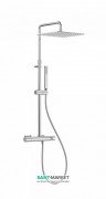 Душевая стойка Tres Project-Tres термостатическая c верхним и ручным душем хром 21139502