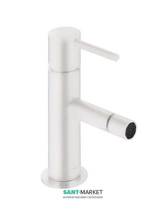 Смеситель для биде Tres Study colors однорычажный белый матовый 06212001BM