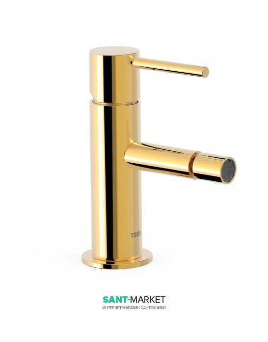 Смеситель для биде Tres Study colors однорычажный золото 06212001OR
