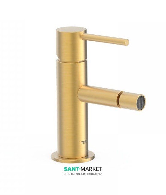 Смеситель для биде Tres Study colors однорычажный матовое золото 06212001OM
