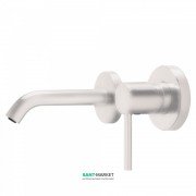 Смеситель для раковины Tres Study colors однорычажный настенный белый 26220080TBL