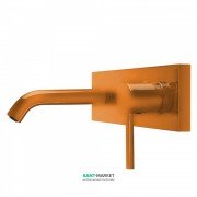 Змішувач для раковини Tres Study colors настінний помаранчевий 26220050TNA
