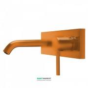 Змішувач для раковини Tres Study colors настінний помаранчевий 26220050TNA