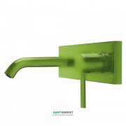 Смеситель для раковины Tres Study colors настенный зеленый 26220050TVE