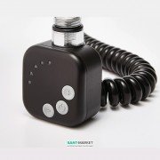 Тэн для полотенцесушителя электрический HeatQ HEC 600 Вт с кабелем черный H600.BL.SC