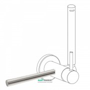 Держатель для полотенец Tres Study Exclusive 180 мм сталь 03412401AC