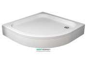 Душовий піддон Kolpa San Ontex 90/0 кутовий з панеллю акрил білий 755159