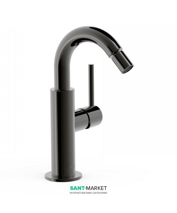 Смеситель для биде Tres Study colors однорычажный черный металл 26222402KM