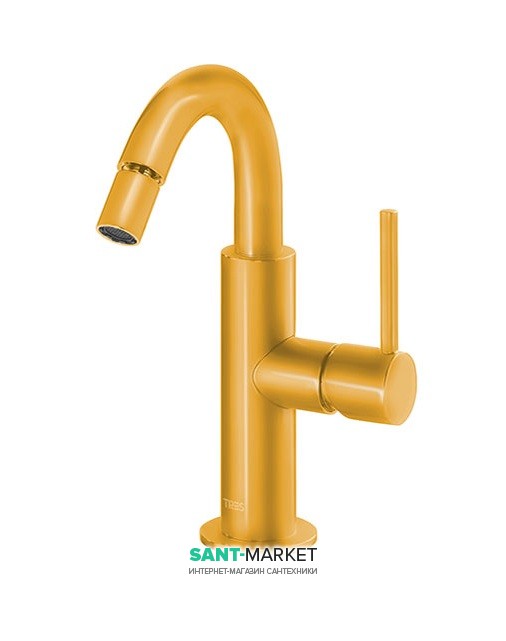 Змішувач для біде Tres Study colors одноважільний янтарно-жовтий 26222402TAM