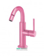 Смеситель для биде Tres Study colors однорычажный фуксия 26222402TFU