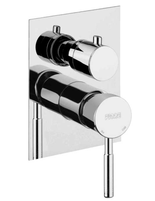Смеситель для душа скрытого монтажа с переключателем Fiore XENON хром 44CR7501