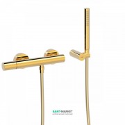 Смеситель для душа Tres Study colors с ручным душем золото 26116701OR
