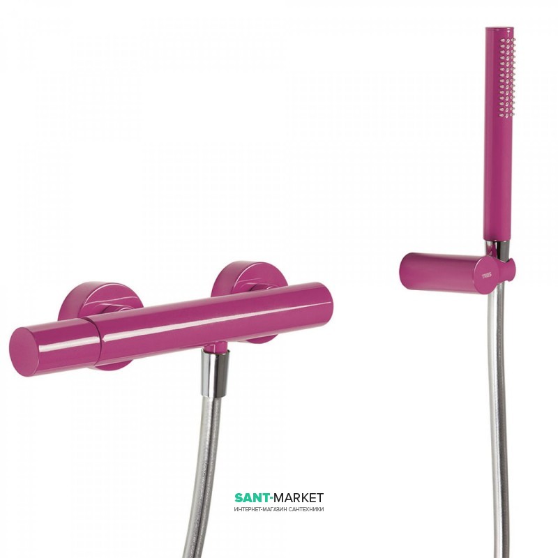 Змішувач для душа Tres Study colors з ручним душем фіолетовий 26116701TVI