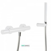 Змішувач для душа Tres Study colors з ручним душем білий 26116701TBL
