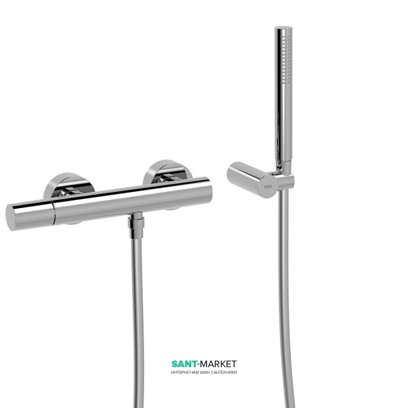 Змішувач для душа Tres Study-Tres з ручним душем хром 26116701