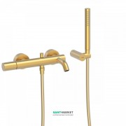 Смеситель для ванны Tres Study colors с ручным душем матовое золото 26117001OM