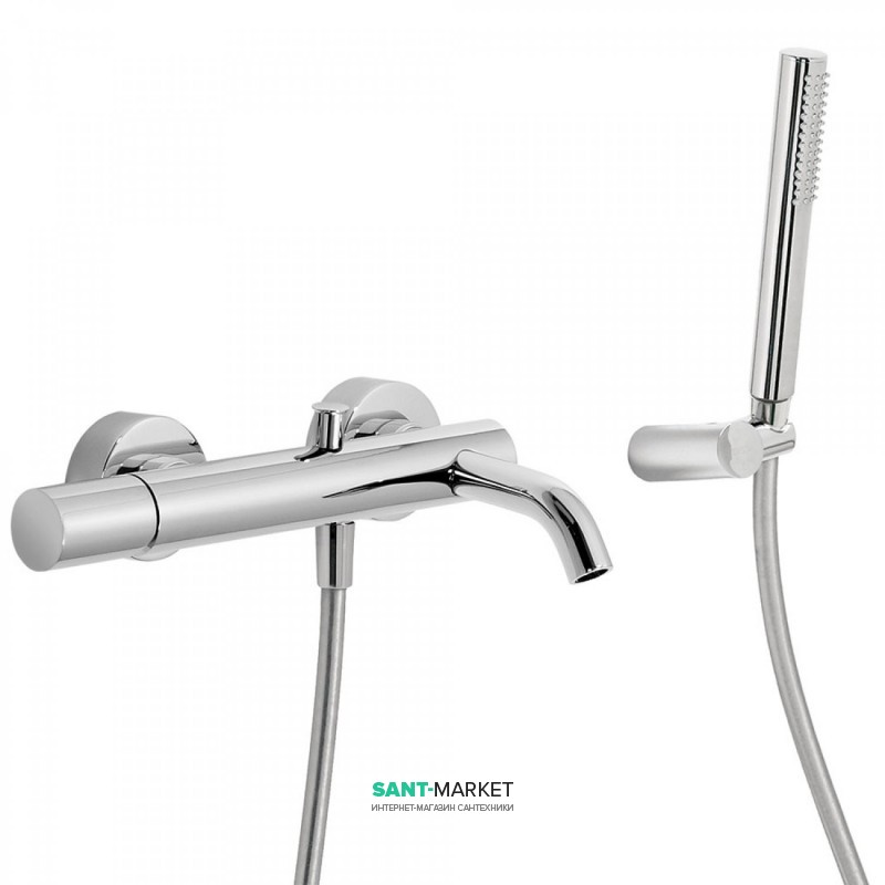 Смеситель для ванны Tres Study-Tres с ручным душем хром 26117001