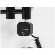 Тэн для полотенцесушителя электрический HeatQ NEX 300 Вт с кабелем черный N300.BL.SC