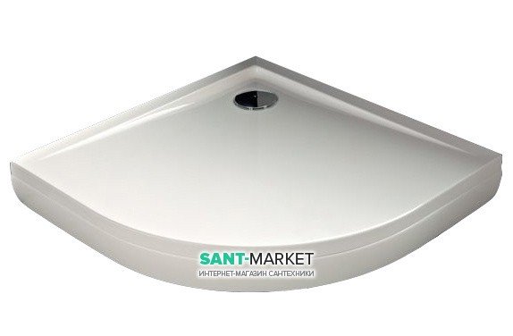 Душевой поддон Kolpa San Pony 90/0 угловой с панелью акрил белый 727484