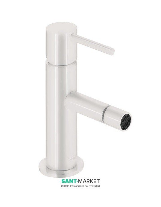 Смеситель для биде Tres Study colors однорычажный белый 06212001TBL