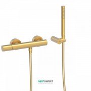 Смеситель для душа Tres Study colors с ручным душем матовое золото 26116701OM