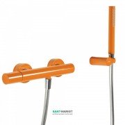 Смеситель для душа Tres Study colors с ручным душем оранжевый 26116701TNA