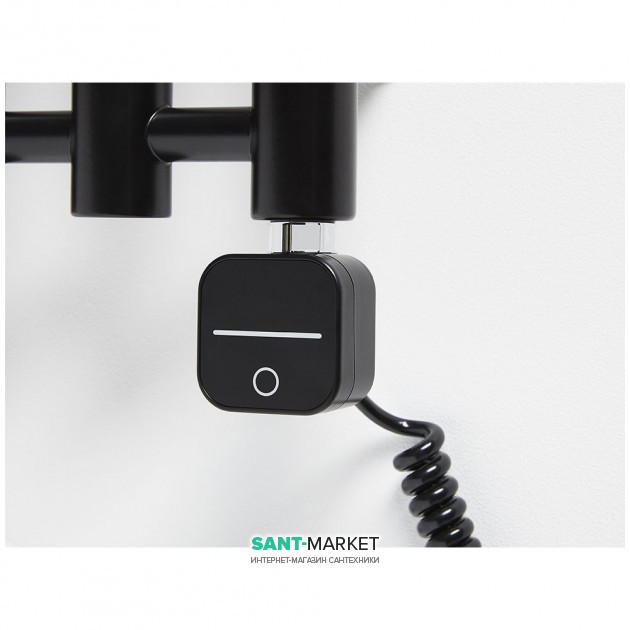 Тэн для полотенцесушителя электрический HeatQ NEX 300 Вт с кабелем черный N300.BL.SC