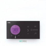 Встроенный электронный термостат Tres Shower Technology черный/хром 09288299