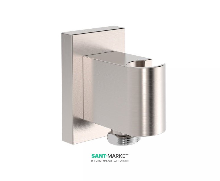 Держатель для душа Tres Shower Technology квадратный с настенным забором воды сталь 20718201AC