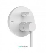 Смеситель для душа Tres Study colors однорычажный 2 канала белый матовый 26218090BM