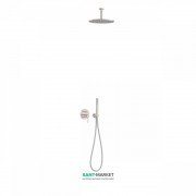 Душевая система Tres Study colors с верхним и ручным душем сталь 26218080AC