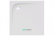 Душовий піддон Kolpa San Evelin Tray Q 90х90 квадратний акрил білий 593034