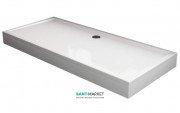 Душевой поддон Kolpa San Flamenco 120x90/O прямоугольный с панелью и сифоном акрил белый  755548